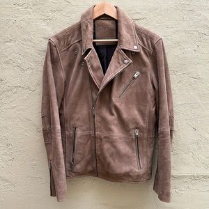 Selected Homme Suede Biker Jacket